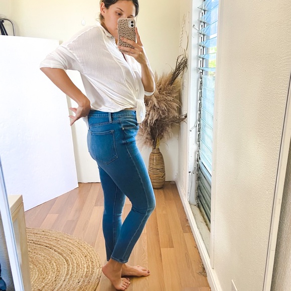 FRAME Ali High-Rise Cigarette Jeans in Opus size 32 - Picture 12 of 12